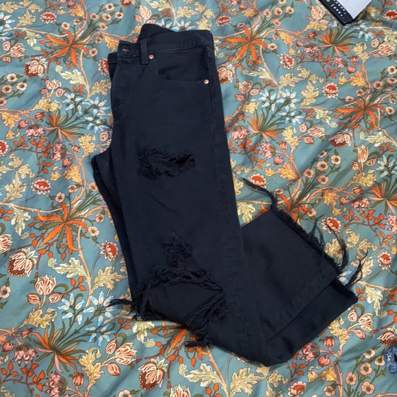 *SOLD* LEVI’S 501 black straight leg jeans - Picture 2 of 8